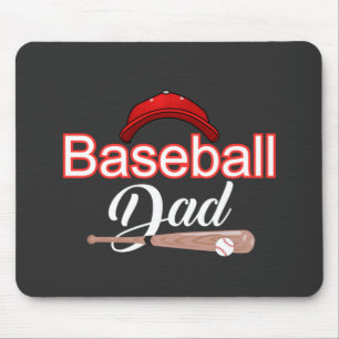 Baseball Papa-Familie sportlich motiviert modernen Mousepad