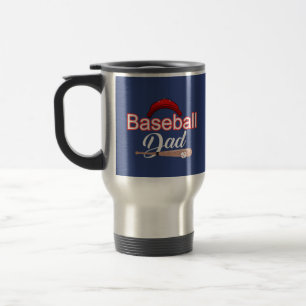 Baseball Papa-Familie sportlich motiviert modernen Reisebecher