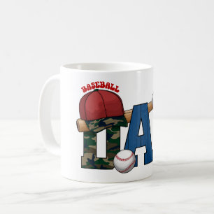 Baseball Papa Mug - Cadeau Parfait pour les pères