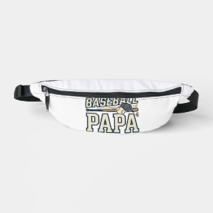 Baseball Papa Vintage Gravur Shirt Design_1 Bauchtasche