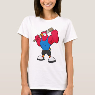 Baseball-Papagei T-Shirt