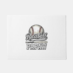 Baseball Papaw Vintage-Ätz-Shirt-Design_1 Fußmatte
