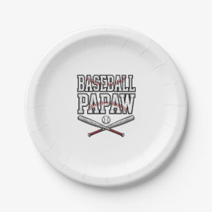 Baseball Papaw Vintage Engraving Design_1 Pappteller