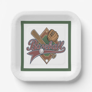 Baseball  pappteller