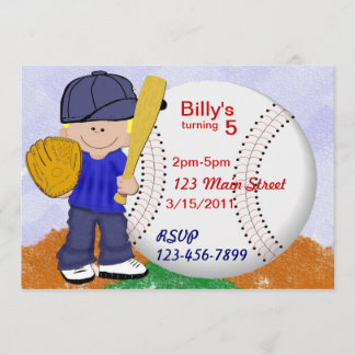 Baseball-Party Einladung