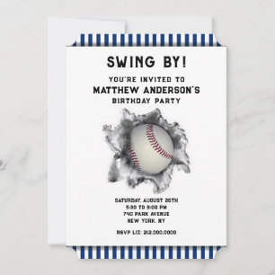 Baseball-Party Einladung