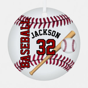 ⚾ Baseball - Personalisieren Ornament Aus Metall