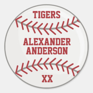 Baseball Personalisieren Runder Aufkleber