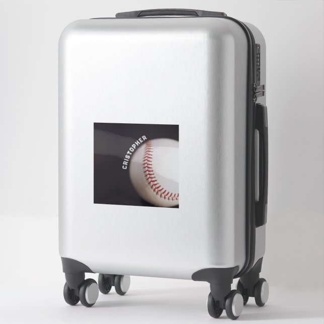 Baseball Personalisiert Aufkleber (Koffer)