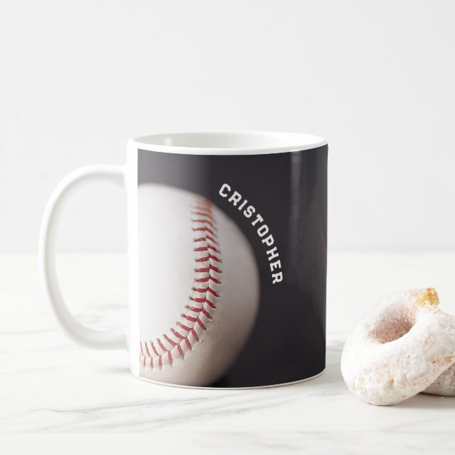 Baseball Personalisiert Kaffeetasse (Mit Donut)