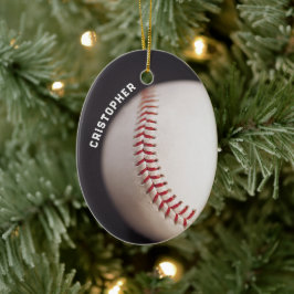 Baseball Personalisiert Keramik Ornament