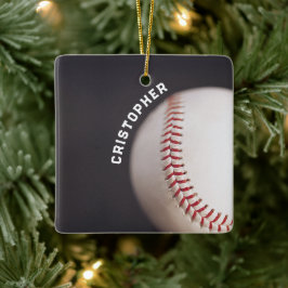 Baseball Personalisiert Keramikornament