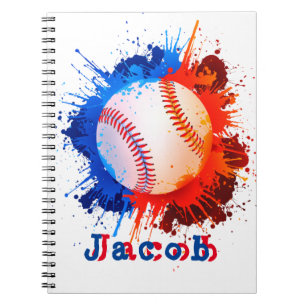Baseball-personalisierte Notizblock