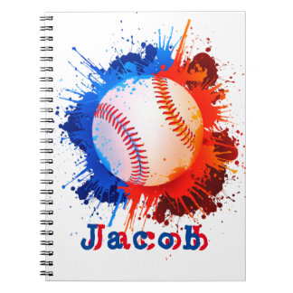 Baseball-personalisierte Notizblock