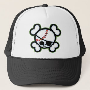 Baseball-Pirat - Kinder Truckerkappe