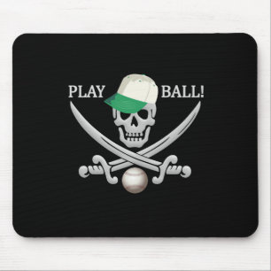 Baseball Pirate Mousepad