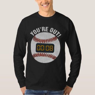 Baseball Pitch Clock 15 Seconds Rule Batter Box Do T-Shirt