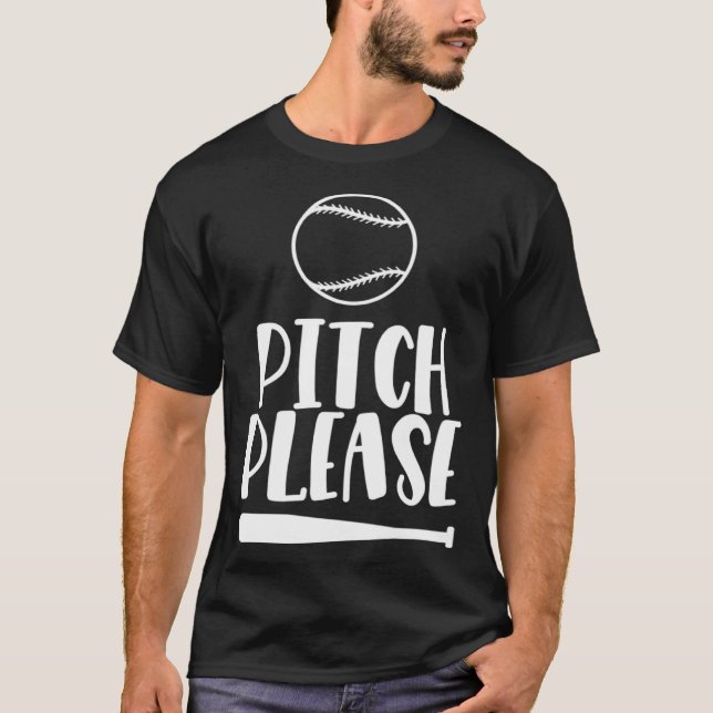 Baseball Pitch Please Pitches Baseball Game  3 T-Shirt (Vorderseite)
