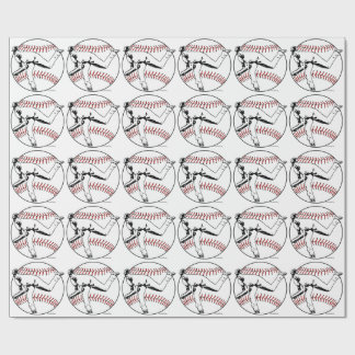 Baseball Pitcher Geschenkpapier