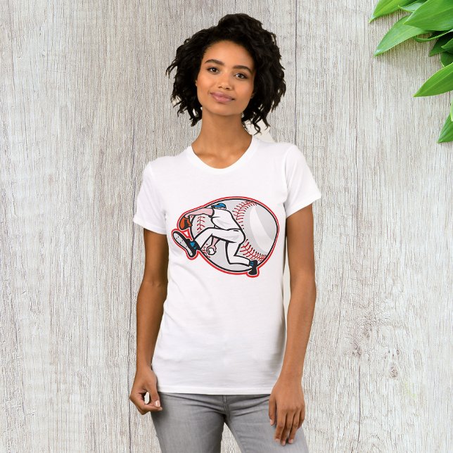 Baseball Pitcher Womens T - Shirt (Von Creator hochgeladen)