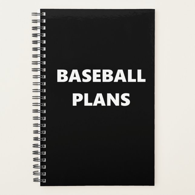 Baseball-Planer Sportthema Baseball-Pläne Planer (Vorderseite)