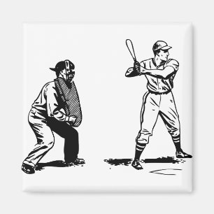 Baseball Player 1 Magnet