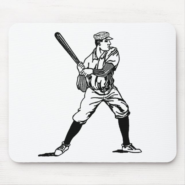 Baseball Player 3 Mousepad (Vorne)