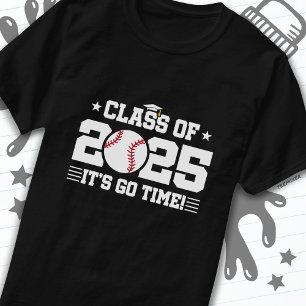 Baseball Player Abschluss Class of 2025 Senior T-Shirt