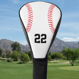 Baseball Player Benutzerdefinierte Jersey-Nummer o Golf Headcover