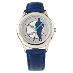 Baseball Player Diamond Tick Armbanduhr