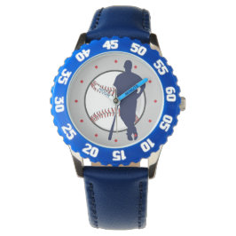Baseball Player Diamond Tick Armbanduhr