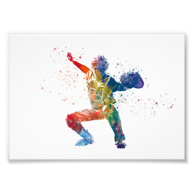 baseball player fotodruck (Vorne)