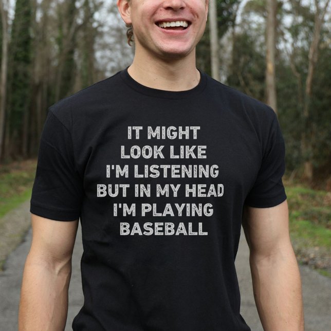 Baseball Player Funny T-Shirt (Von Creator hochgeladen)