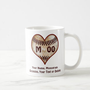 Baseball-Player für Personalisierten Valentinstag Kaffeetasse