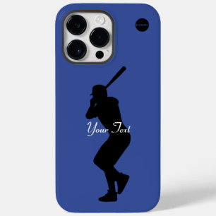 Baseball Player Grafik und Ihr Name HAMbyWG Case-Mate iPhone 14 Pro Max Hülle