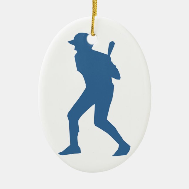 BASEBALL PLAYER KERAMIKORNAMENT (Vorne)