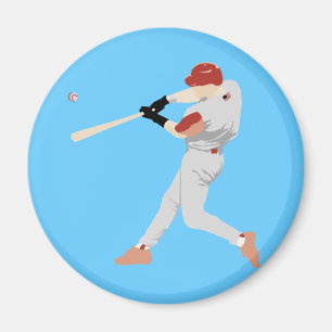 Baseball Player Magnet