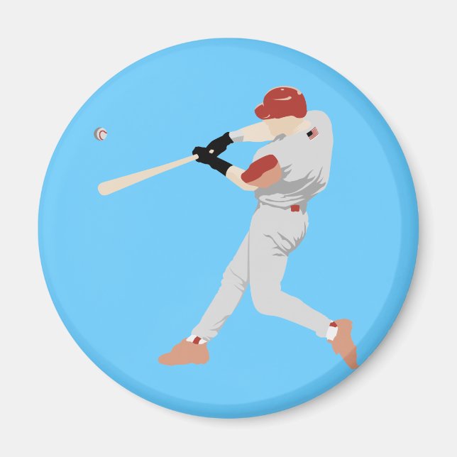 Baseball Player Magnet (Vorne)