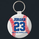 Baseball Player Number School Sportteam Schlüsselanhänger<br><div class="desc">Ein perfektes Button für Sportfans,  Athleten,  Spieler,  Trainer oder Kapitän des Baseballteams. Sie können die Formulierung so anpassen,  dass sie jedem Event mit diesem Sportthema gerecht wird,  sei es Geburtstag,  Meisterschaftsfeier oder Party.</div>