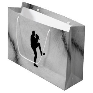 Baseball Player Pitcher Windup Große Geschenktüte