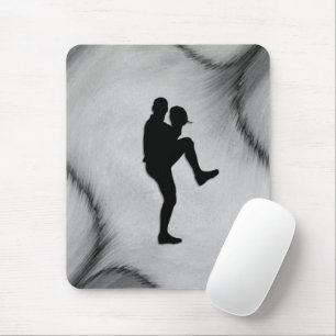 Baseball Player Pitcher Windup Mousepad