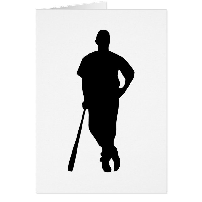 Baseball Player-Silhouette (Vorne)