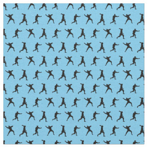 Baseball Player Silhouetten Mini CUSTOM BG FARBE Stoff