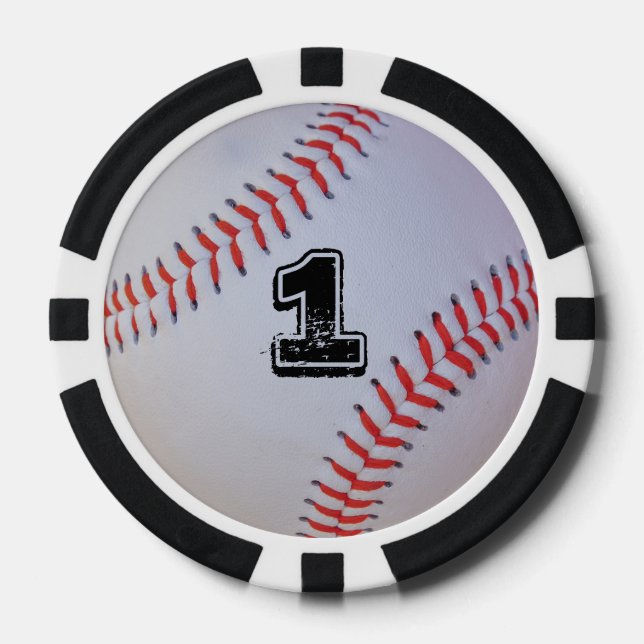 Baseball-Poker Pokerchips (Vorderseite)