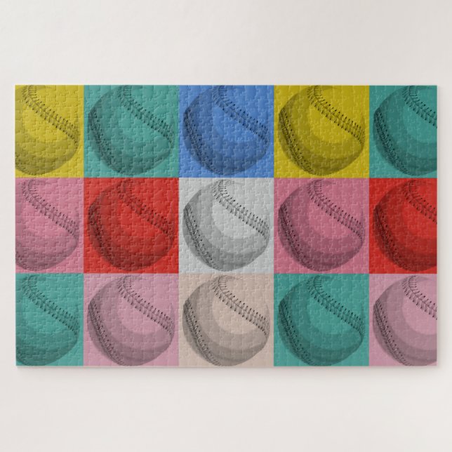 Baseball Pop Kunst, Dichtung und Musik (Horizontal)