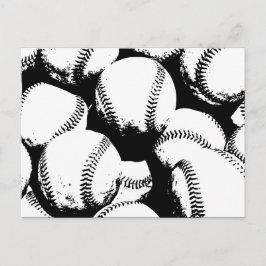 Baseball Pop Kunst, Dichtung und Musik Postkarte