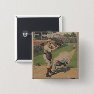 Baseball-Poster-Button Button