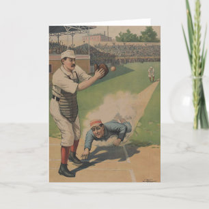 Baseball Poster Karte