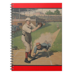 Baseball-Poster-Notebook Notizblock
