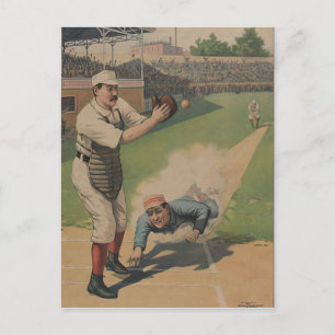 Baseball Poster Postkarte